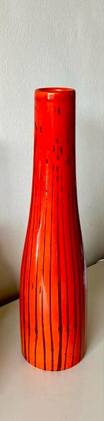 Scheurich Vaas 208-40 Oranje Vintage, Antiek en Kunst, Antiek | Vazen, Ophalen of Verzenden