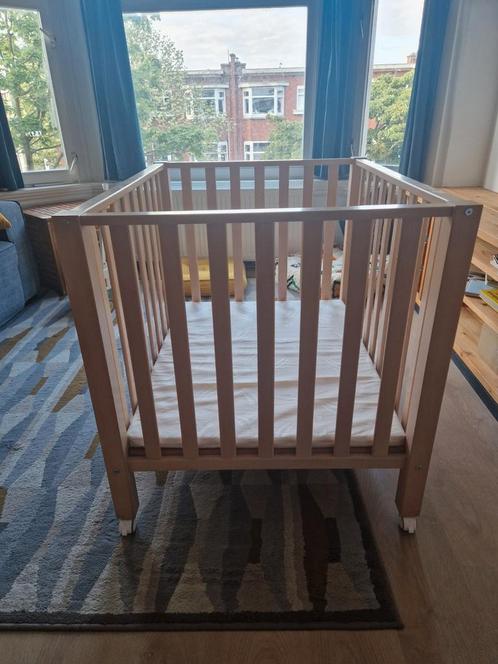 Bopita box Brent naturel incl. wielen, Kinderen en Baby's, Boxen, Zo goed als nieuw, In hoogte verstelbaar, Wieltjes, Ophalen