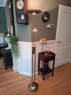 Vloelamp halogeen kleur  brons ! Met leeslamp en dimmers., Huis en Inrichting, Ophalen, 150 tot 200 cm
