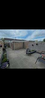 Tuintegels Antraciet 60x60 cm 22 stuks, Tuin en Terras, Ophalen, Gebruikt, Keramiek, 5 tot 10 m²