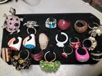 Partij Vintage Retro Ringen - Diverse Stijlen, Overige materialen, Gebruikt, Geen, Ophalen of Verzenden