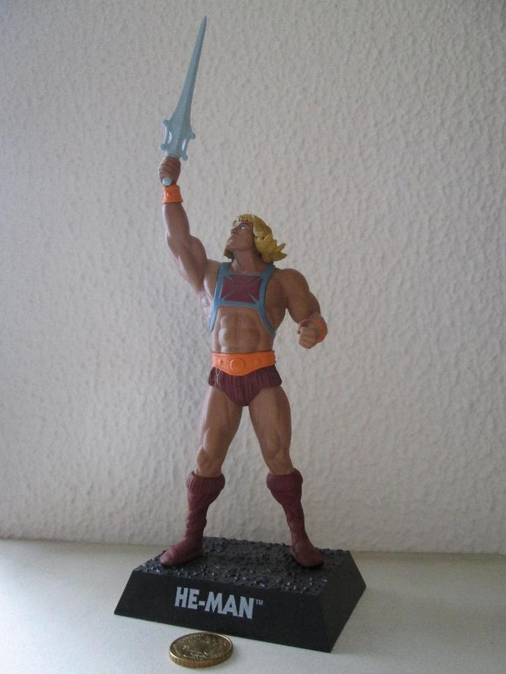 Masters of the Universe He-Man (Mattel) replica beeld heman, Verzamelen, Poppetjes en Figuurtjes, Zo goed als nieuw, Verzenden