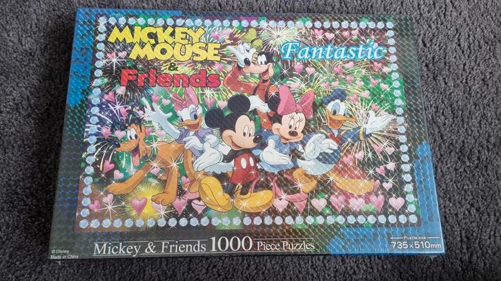 Disney puzzel Mickey Mouse 1000 stukjes, Hobby en Vrije tijd, Denksport en Puzzels, Nieuw, 500 t/m 1500 stukjes, Ophalen of Verzenden
