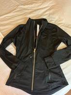 lululemon sport set sportset zwart legging jasje gouden rits, Ophalen of Verzenden, Zo goed als nieuw, Maat 46/48 (XL) of groter