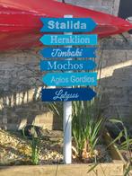 Trendy Strand Wegwijsborden – Handgemaakt naar uw idee, Info@rwhoutidee.nl, Nieuw, Ophalen of Verzenden, RW Houtidee – Houten Huis-, Tuin- & Cadeauartikelen