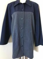 Blauw Jaren 80 Jasje met Witte Streepjes, Kleding | Dames, Jasjes, Kostuums en Pakken, Maat 38/40 (M), Blauw, Ophalen of Verzenden