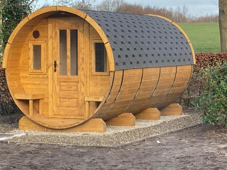 sauna barrel sauna op maat gemaakt a kwaliteid, Sport en Fitness, Sauna, Nieuw, Complete sauna, Ophalen of Verzenden