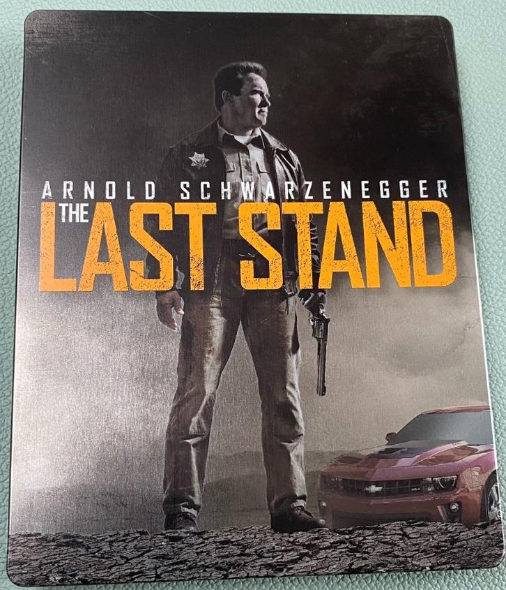 The Last Stand (Schwarzenegger) blu-ray steelbook, Cd's en Dvd's, Blu-ray, Zo goed als nieuw, Actie, Ophalen of Verzenden