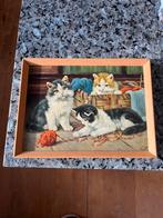 Oud schilderijtje  27/21, Antiek en Kunst, Ophalen of Verzenden