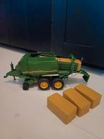 Bruder John Deere 690 balenpers met extra hooibalen, Kinderen en Baby's, Speelgoed | Speelgoedvoertuigen, Ophalen of Verzenden