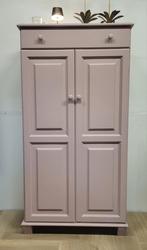 Prachtige oud roze meidenkast linnenkast kledingkast, 50 tot 70 cm, 105 cm of meer, Ophalen of Verzenden, Zo goed als nieuw