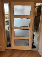 Glazen paneel binnendeur (rechtsdraaiend), Ophalen, Zo goed als nieuw, Binnendeur, 200 tot 215 cm