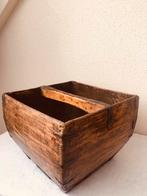 Landelijke houten zaaibak, echt oud., Ophalen, Gebruikt, Vierkant, Hout