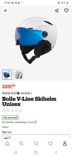 Bolle V-Line skihelm met vizier, maat S 52-55 cm, Ophalen of Verzenden, Zo goed als nieuw