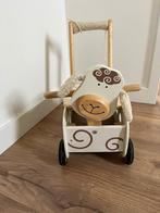 Loop wagen Houten schaap, Ophalen, Gebruikt, Duw- of Trekspeelgoed