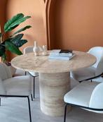 NIEUW: Exclusieve Travertine Eettafel €3.250, Rechthoekig, Nieuw, 200 cm of meer, 50 tot 100 cm