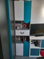 bureau en hoge kast, Huis en Inrichting, Kasten | Boekenkasten, Minder dan 100 cm, 25 tot 50 cm, Gebruikt, Ophalen of Verzenden