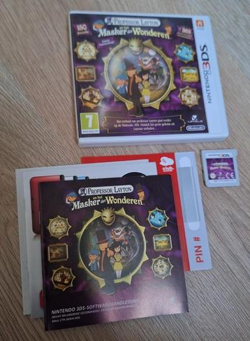 Professor Layton: En Het Masker Der Wonderen |ZGAN 3DS| beschikbaar voor biedingen