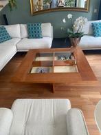 Kersenhouten salontafel van Jan de Bouvrie, Huis en Inrichting, Tafels | Salontafels, 100 tot 150 cm, 50 tot 75 cm, 150 tot 200 cm