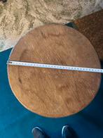 Houten hoge tafel / plantentafel, Ophalen, Minder dan 55 cm, Gebruikt, Rond