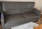 2,5 zits bank leer zo goed als nieuw, Huis en Inrichting, Banken | Bankstellen, Ophalen, Overige maten, Minder dan 75 cm, 150 tot 200 cm