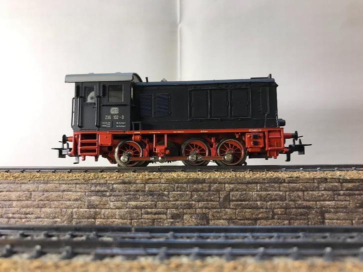 Marklin 3146 H0 Diesellocomotief BR236 van de DB, Hobby en Vrije tijd, Modeltreinen | H0, Zo goed als nieuw, Locomotief, Wisselstroom