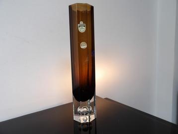 Scherer Sixties design Vaas, kristal/Fumee beschikbaar voor biedingen