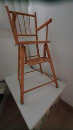 Houten poppenstoeltje en bedje, Ophalen, Zo goed als nieuw, Babypop