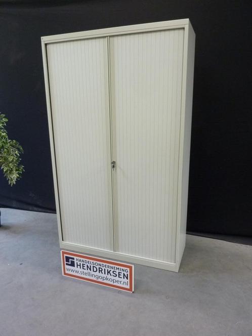 Nette roldeurkast / archiefkast / kantoorkast 120x45x197cm, Huis en Inrichting, Kasten | Roldeurkasten en Archiefkasten, Gebruikt