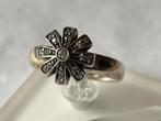 Zilveren Spinning ring Madelief, Sieraden, Tassen en Uiterlijk, Gebruikt, Verzenden, 17 tot 18, Dame