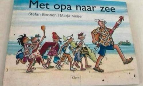 MET OPA NAAR ZEE STEFAN BOONEN MARJA MEIJER CLAVIS, Boeken, Kinderboeken | Jeugd | onder 10 jaar, Zo goed als nieuw, Ophalen of Verzenden
