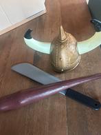 Carnaval Viking Helm met accessoires, Carnaval, Overige maten, Ophalen of Verzenden, Accessoires