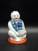 Antiek Chinees Porselein Beeldje Zotje 11cmh, Ophalen of Verzenden