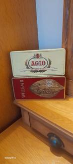 Oude blikken sigaren dozen, Ophalen of Verzenden, Gebruikt, Tabaksdoos of Verpakking