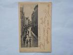 Dordrecht kerkgang onder de paraplu in de Voorstraat in 1900, Verzenden, Voor 1920, Gelopen, Zuid-Holland