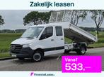 Mercedes-Benz Sprinter 514 L3H2 Dubbele Cabine 3.5T-Trekhaak, Auto's, Start-stop-systeem, Stof, Gebruikt, Zwart