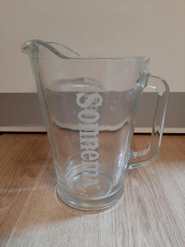Sonnema pitcher glas, Verzamelen, Glas en Borrelglaasjes, Ophalen of Verzenden
