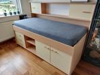 Bed met bergruimte en ombouw, Ophalen, Gebruikt, 90 cm, 200 cm