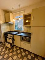 Retro Bruynzeel Piet Zwart keuken, Huis en Inrichting, Keuken | Complete keukens, Ophalen, Gebruikt, Graniet of Steen, Enkelwandige keuken