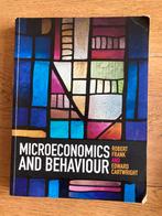 Microeconomics and Behaviour, R .Frank en E.Cartwright, Gelezen, Ophalen of Verzenden, Economie en Marketing, Robert Frank en Edward Cartwright