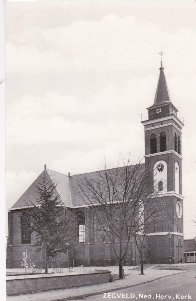 zegveld nh kerk, Verzamelen, Ansichtkaarten | Nederland, Noord-Brabant, Voor 1920, Ophalen of Verzenden