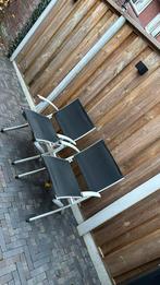 2 Tuinstoelen, Tuin en Terras, Ophalen, Zo goed als nieuw, Aluminium, Stapelbaar