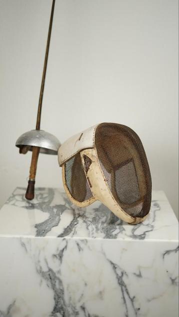 Oude schermset - Masker en Floret beschikbaar voor biedingen