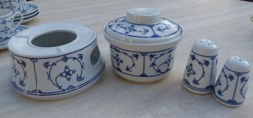 Blauw Saks Jager P&Z Bekers Botervloot Kandelaars Theelicht, Huis en Inrichting, Keuken | Servies, Nieuw, Overige typen, Overige stijlen