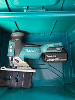 Makita DJV181ZJ Decoupeerzaag met Accu 18v LXT 5.0ah, Ophalen of Verzenden, Gebruikt, Zwart, Steen of Klei