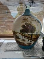 Enorme gistfles beschilderd, Antiek en Kunst, Ophalen of Verzenden