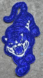 Strijk sticker blauw tijger & glitter NIEUW rugzak tas badge, Ophalen of Verzenden, Nieuw, Overige typen