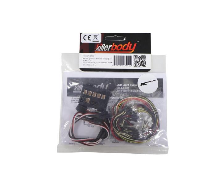 KILLERBODY LED LIGHT SYSTEM W/CONTROL BOX (18 LEDS), Hobby en Vrije tijd, Modelbouw | Radiografisch | Auto's, Nieuw, Onderdeel