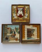 Cloisonne tegels Porceleyne Fles Delft - Set van 3, Ophalen of Verzenden