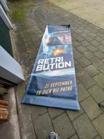 Retribution filmbanner poster 3x2mtr origineel 30 euro, Ophalen of Verzenden, Zo goed als nieuw, Poster